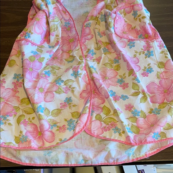 Grandma’s Apron Pink Handmade Homemade Floral - Picture 12 of 16